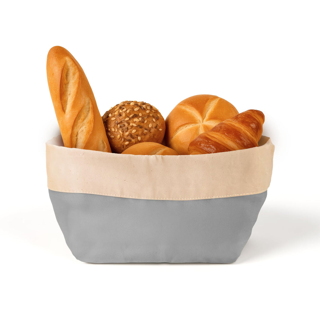 Brotkorb [STOFF] Brötchenkorb stoff | Brotbeutel aufbewahrung frischhalten | Brotkörbchen | Frühstüc