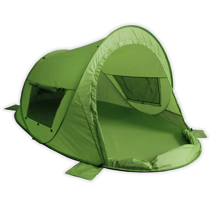 outdoorer Strandmuschel Zack Premium Family, Pop Up Strandmuschel verschliessbar, zertifizierter UV