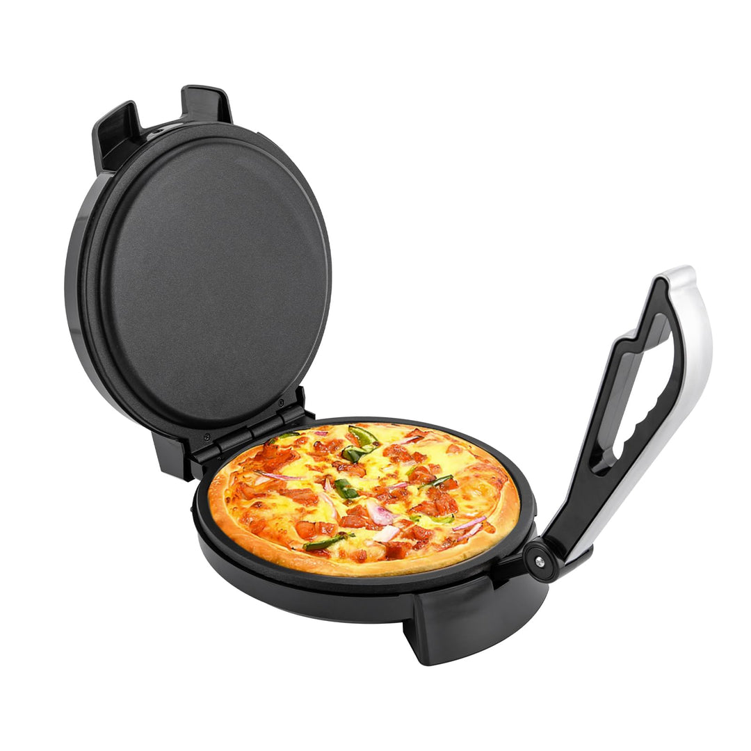 Roti Maker, 1200W Elektrische Edelstahl Doppelseitige Heizung Tortilla Maker, Maismehl Presse, Antih