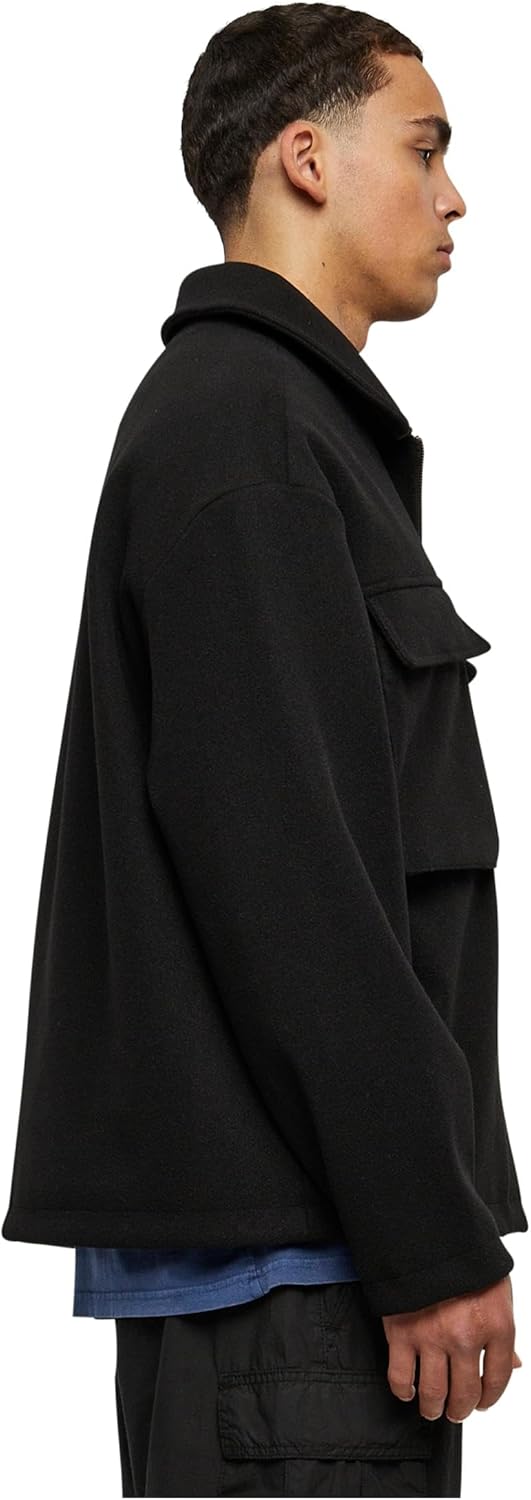 Urban Classics Herren Big Pocket Blouson Jacke XL Schwarz, XL Schwarz