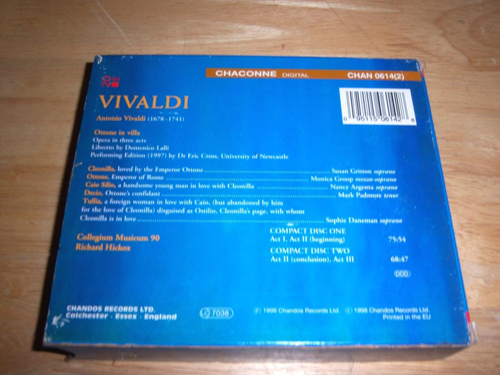 Vivaldi: Ottone in Villa (Gesamtaufnahme), Audio-CD