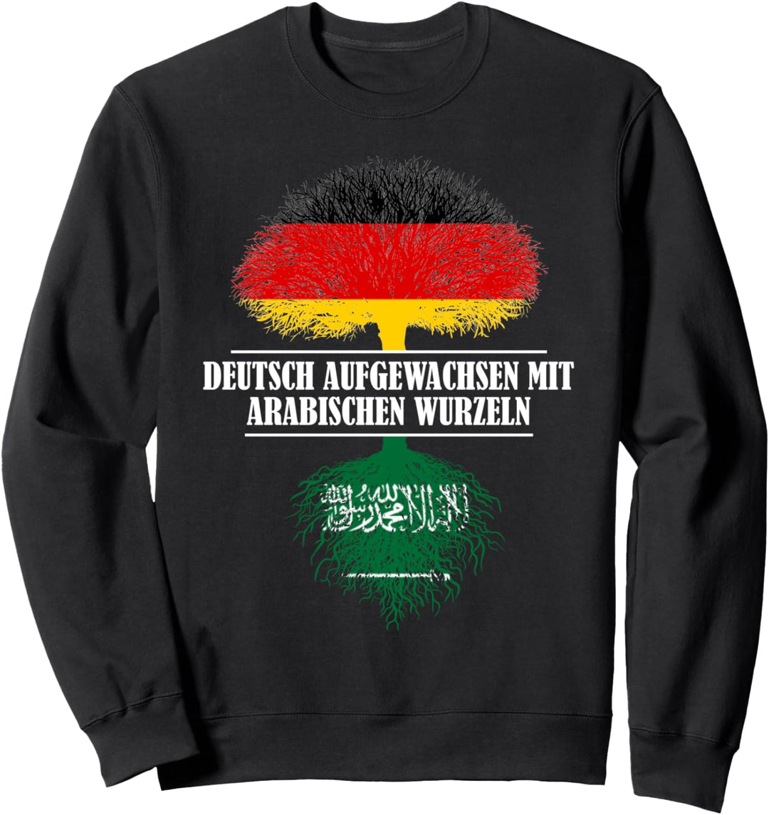 Deutsch mit arabischen Wurzeln Deutschland Saudi Arabien Sweatshirt