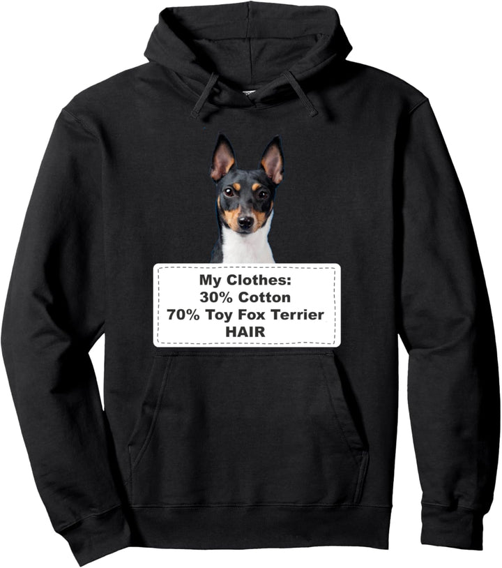 Funny Shedding Dog Toy Fox Terrier Pullover Hoodie