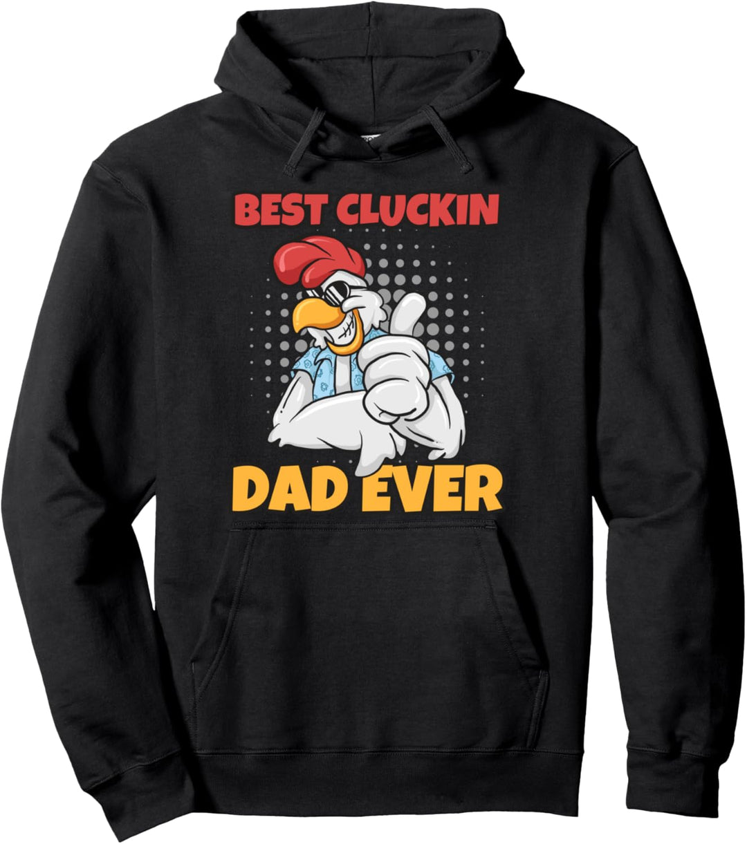 Huhn Hintern Lustige Huhn Papa Geschenke für Geflügelzüchter Pullover Hoodie