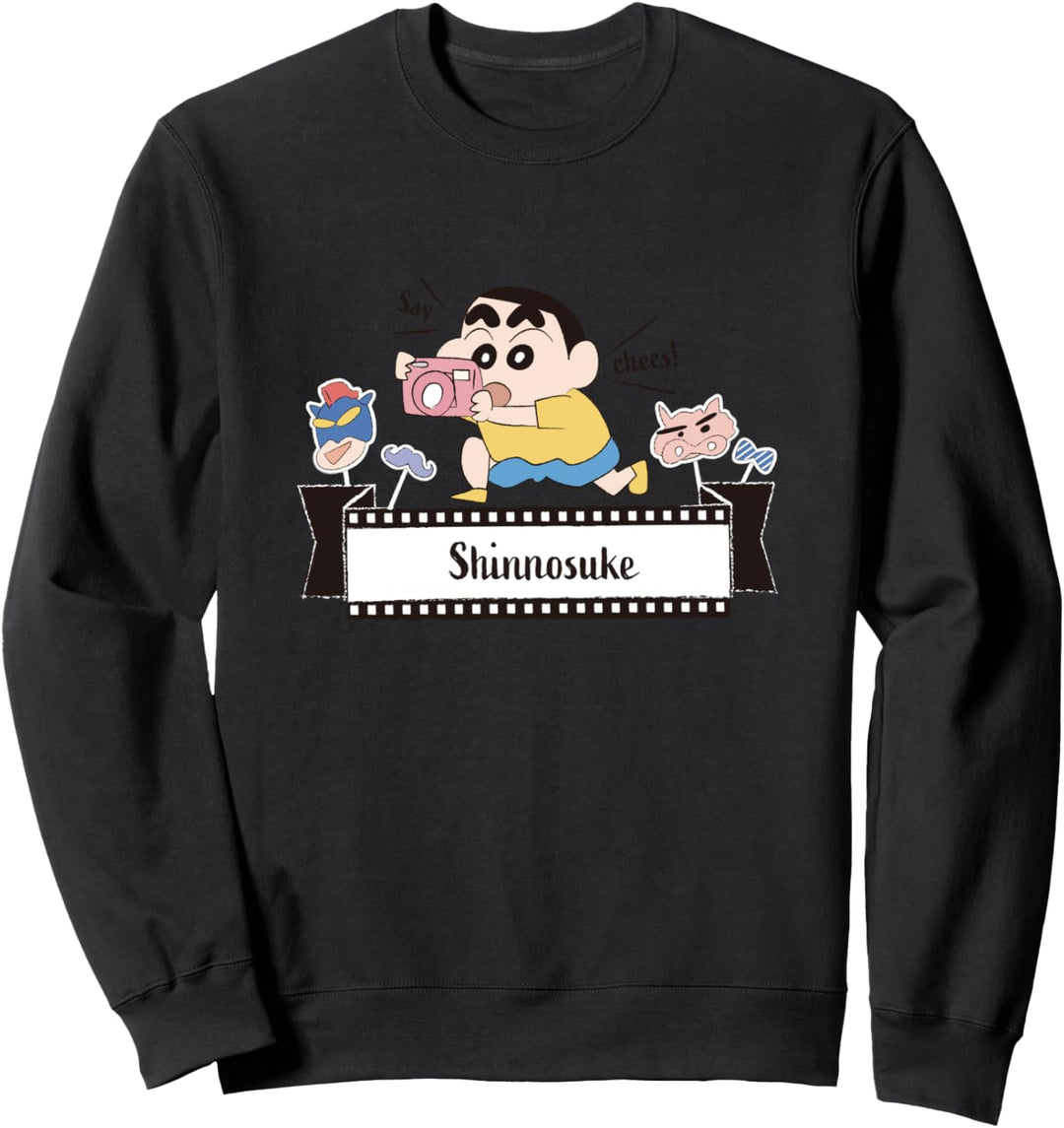 【Manga】 Crayon Shin-chan Shin-chan Say cheese! Sweatshirt