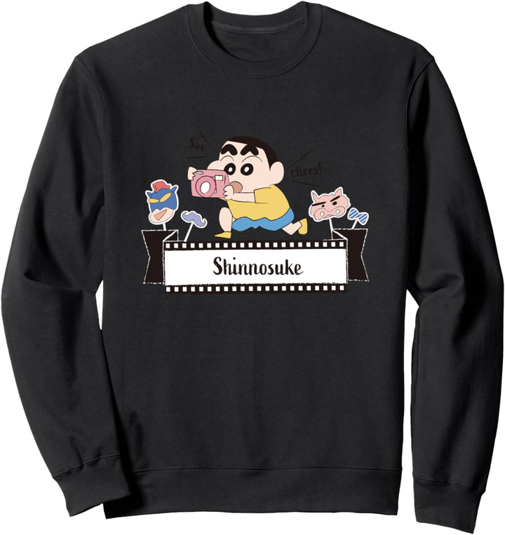 【Manga】 Crayon Shin-chan Shin-chan Say cheese! Sweatshirt