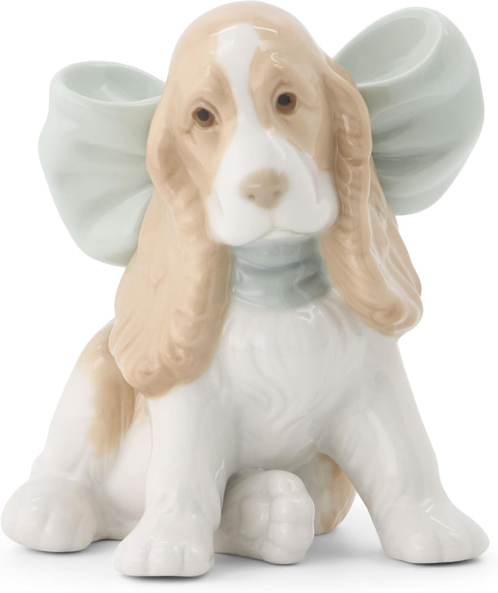 NAO Puppy Present Porzellanfigur