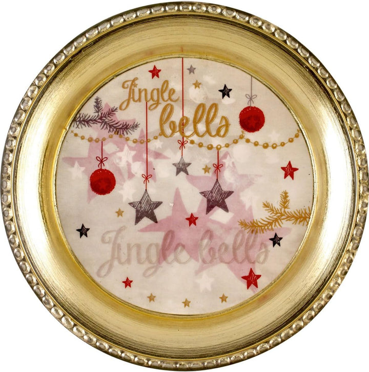 Spiegelburg 12648 Glasglocke mit Teller Sweet White Christmas
