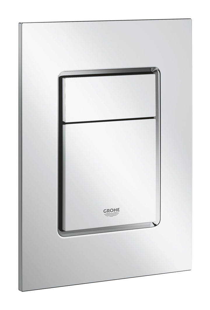 GROHE Skate Cosmopolitan S | WC- Betätigungsplatte für Rapid SL | S-Size, 130 x 172 mm, 2-Mengen- un