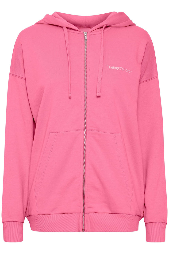 THEJOGGCONCEPT Damen Jcsafine Sweat Cardigan Strickjacke M Azalea Pink (162126), M Azalea Pink (1621