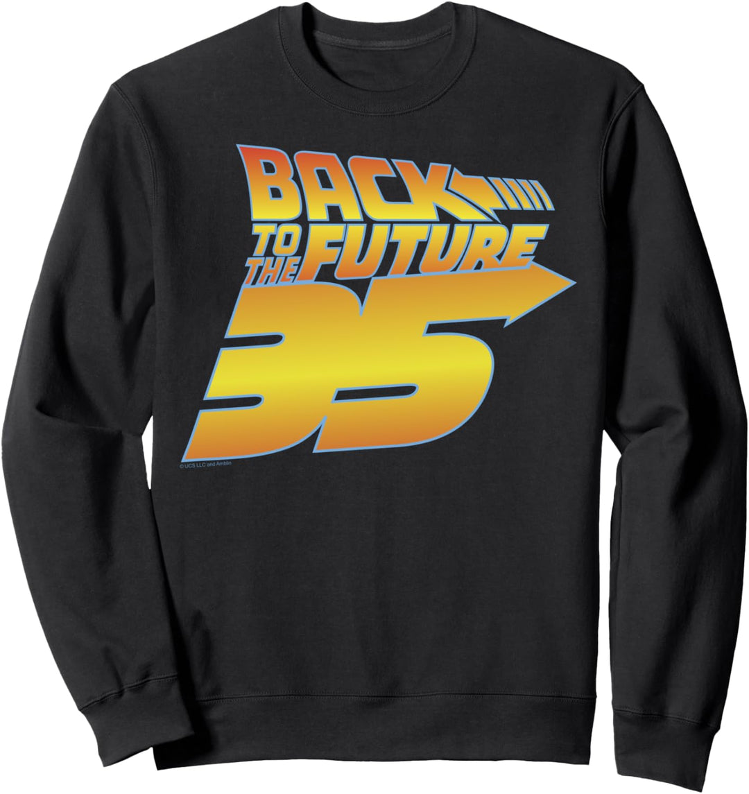 Back To The Future 35th Gold Logo Sweatshirt