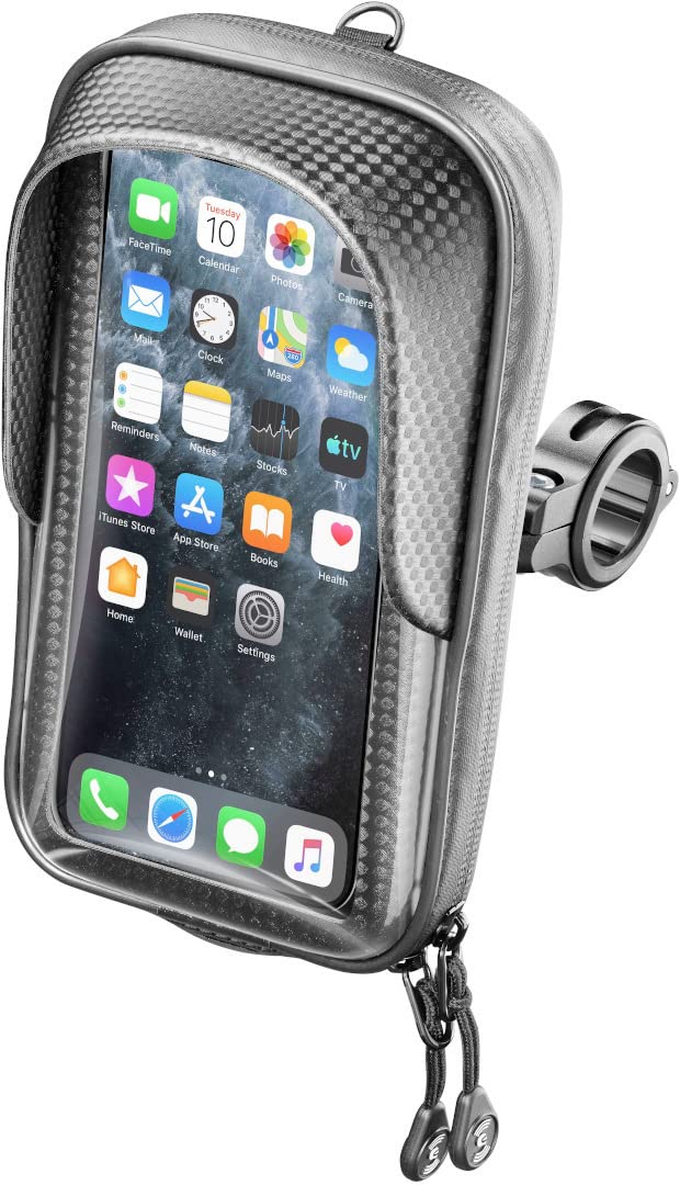 Interphone Cellularline SMMASTERPRO | Universal Smartphone Halter Kompatibel mit 6.7 Mobile, 360° dr