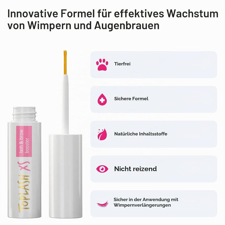 Wimpernwachstumsserum - Wimpern und Augenbrauenwachstumsserum für längere dickere vollere Wimpern -
