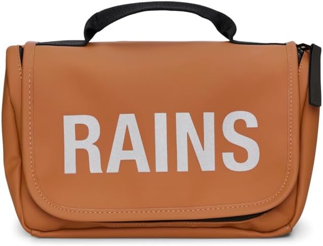 RAINS Beauty Texel Wash Bag, Rost, zeitgemäss, Rost
