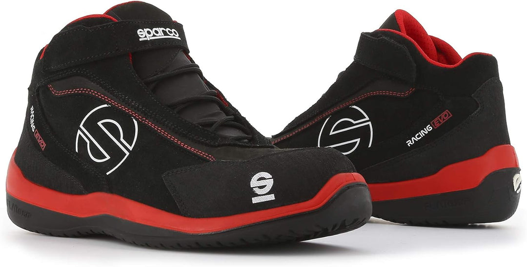 SPARCO RACING EVO, 41 EU, schwarz/ROT 41 EU Schwarz Rot, 41 EU Schwarz Rot