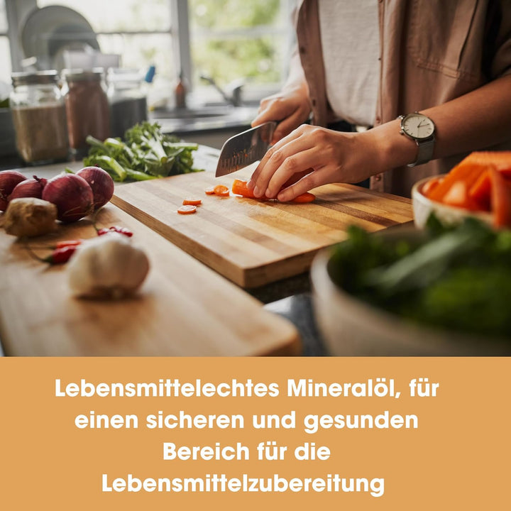 Furniture Clinic -Schneidebrett-Pflegeset, zum Reinigen, Pflegen und Schützen - Enthält: 250 ml Schn
