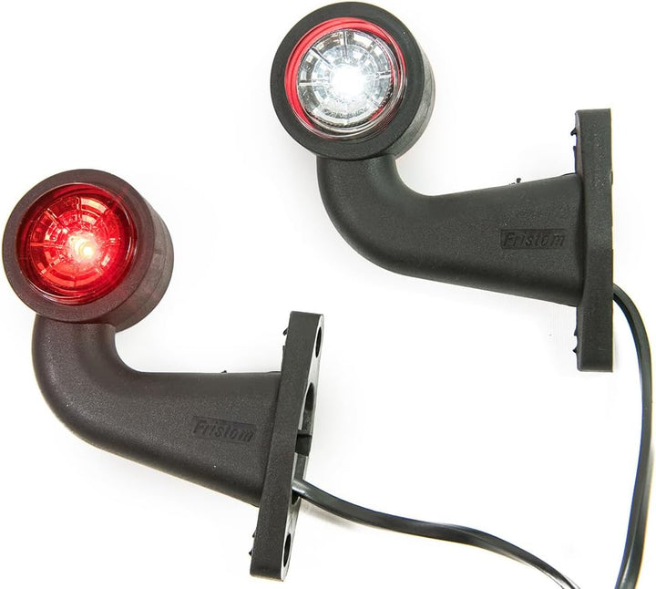 2 x LED Gummi Begrenzungsleuchte Seitenleuchte 12V 24V mit E-Prüfzeichen Positionsleuchte Auto LKW P