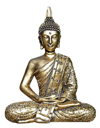 Thai Buddha Meditation Thailand wetterfest Resin Garten Res12