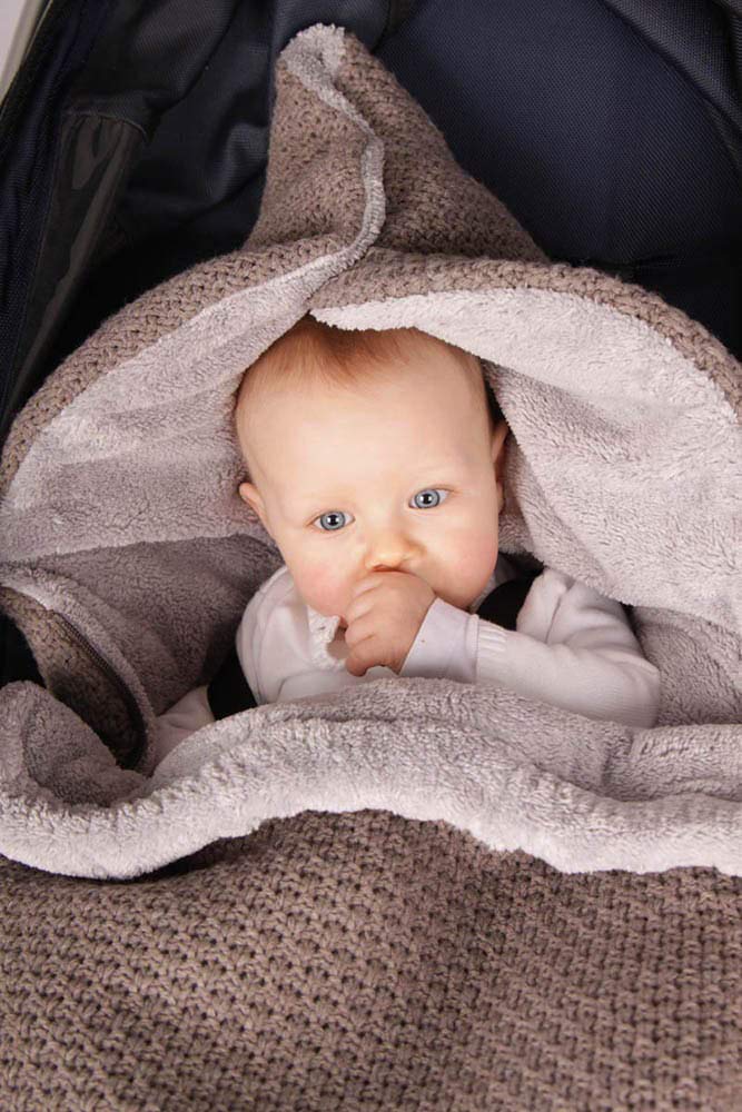 BO BABY'S ONLY - Buggysack Robust - Für Kinderwagen - Fusssack Kinderwagen - Abnehmbare Front - Mit