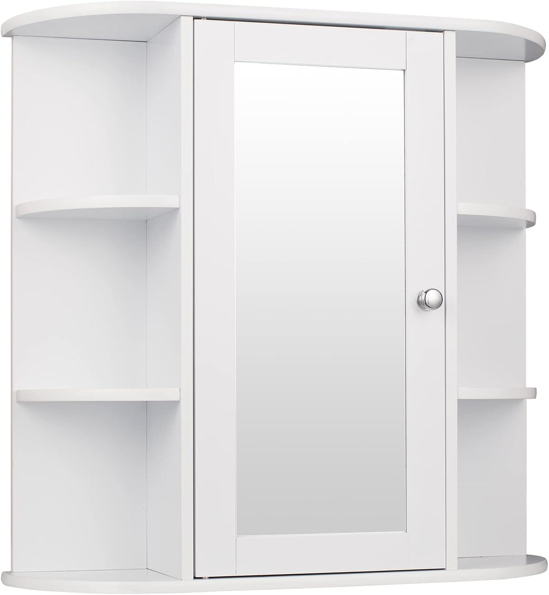 EUGAD Spiegelschrank für Badzimmer Hängeschrank Badschrank Spiegel mit Ablage Schminkschrank aus Hol