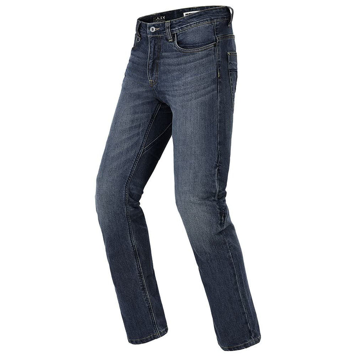 SPIDI Herren Motorradhose mit Protektoren Jeans Moto 28 Blue Dark Used, 28 Blue Dark Used