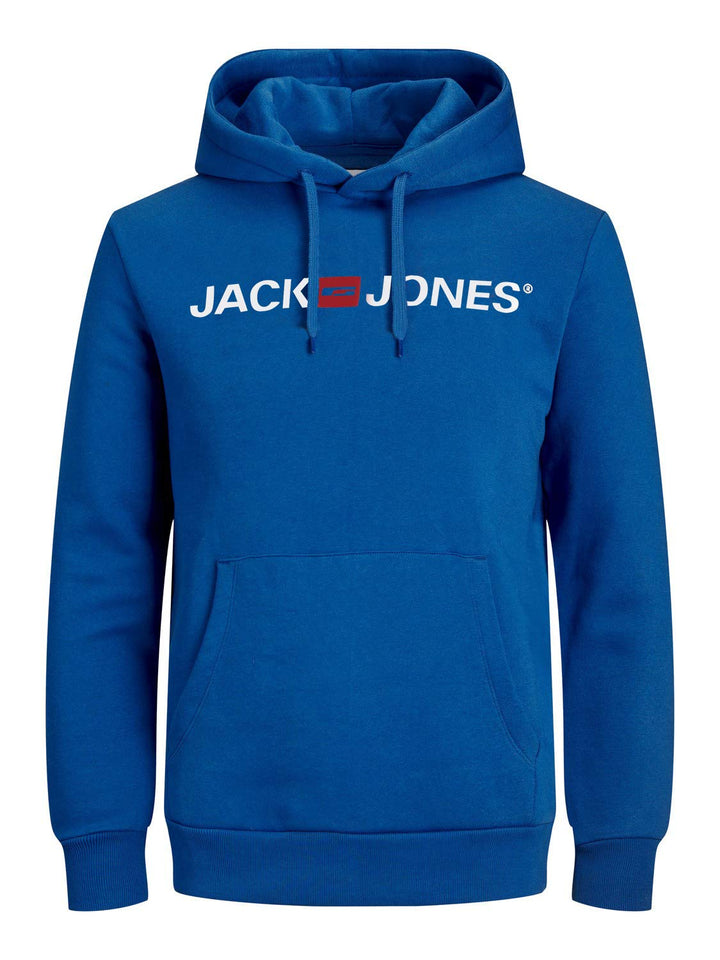JACK & JONES Male Kapuzenpullover Logo Kapuzenpullover XS Blau (Classic Blue/Reg Fit), XS Blau (Clas