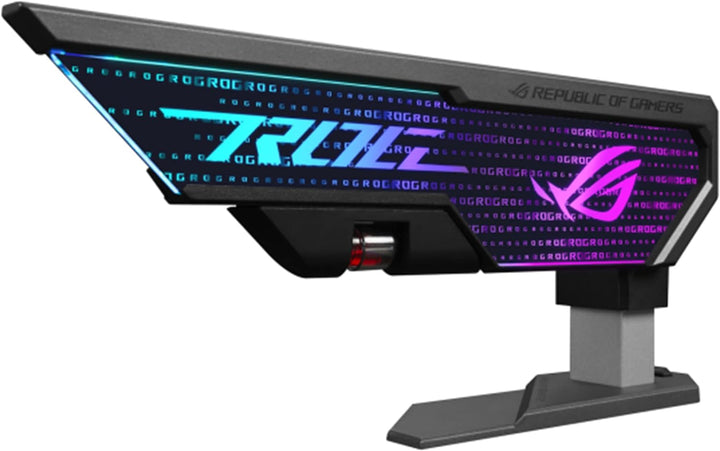 ASUS ROG Herculx Grafikkartenhalter (Stützhöhe 72-128 mm, Montage ohne Werkzeug, integrierte Wasserw