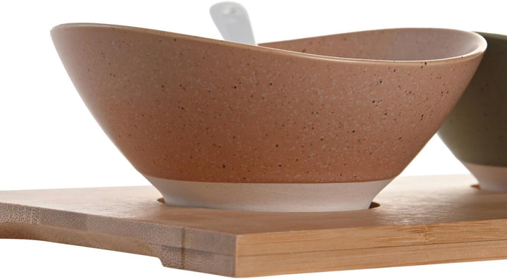 APERITIVO SET 5 PORCELANA BAMBU 29X15,5X1,5