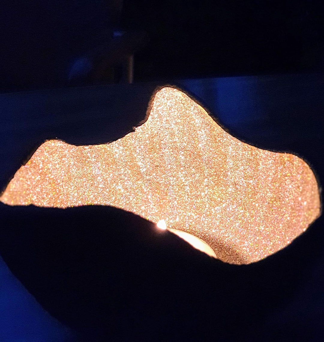 Lichtschale silber - S (15cm) - Beton schwarz - grau - Unikat handmade - Windlicht - Geburtstagsgesc