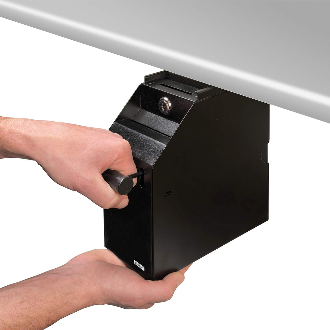 Safescan 4100 POS Safe (schwarz), sichere und diskrete Aufbewahrung von bis zu 300 Banknoten - perfe