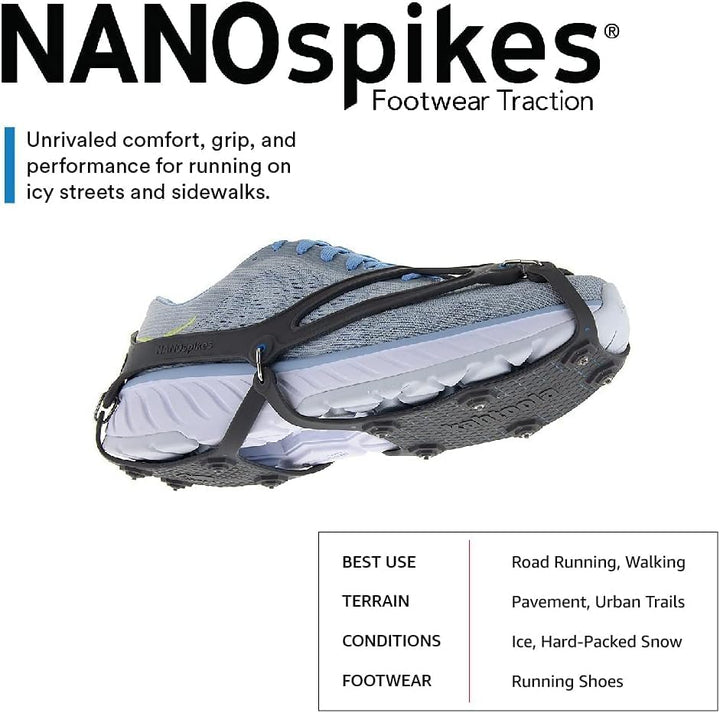Kahtoola Traktion des Schuhs NANOspikes Anthrazit L, Anthrazit L