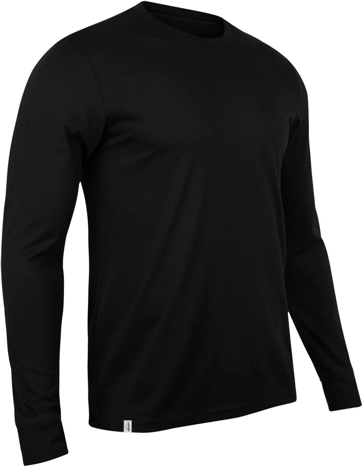 Merino Shirt - Thermounterhemd Langarm I Thermo Oberteil aus 100% Merinowolle I T-Shirt Longsleeve f