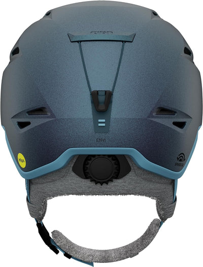 Giro Envi Spherical MIPS Skihelm - Snowboardhelm für Damen Matte Ano Harbor Blue 23 M, Matte Ano Har