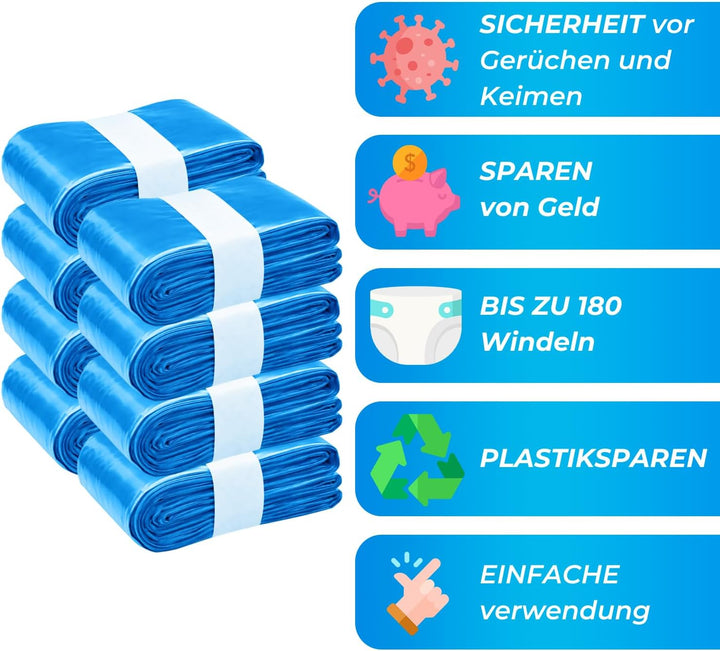 My Happy Nappy Nachfüllungen -【Kompatibel mit Tommee Tippee Sangenic Tec, Simplee Sangenic und Twist
