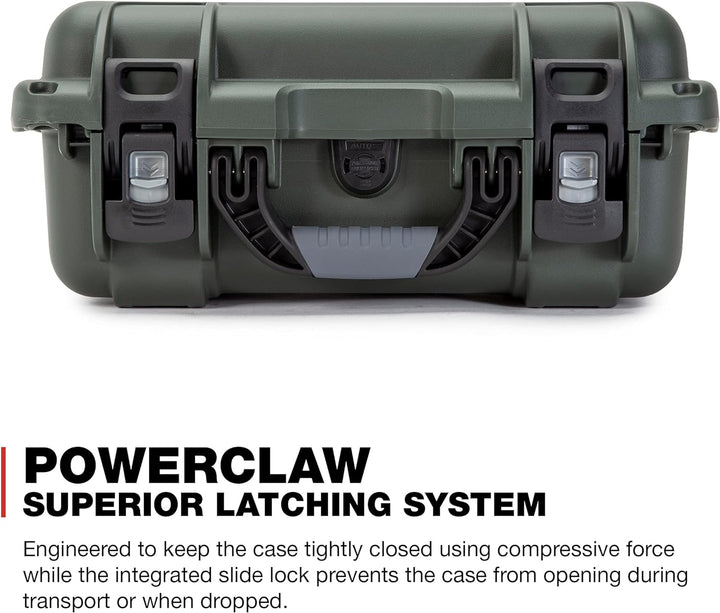 Nanuk 915 Wasserdichter Hartschalenkoffer Mit Plüschschaumeinlage - Olive Olive Cubed Foam, Olive Cu