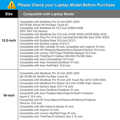 MOSISO Laptop Umhängetasche Kompatibel mit MacBook Air 15 Zoll M2 A2941 2023/Pro 16 2023-2019, 15-15