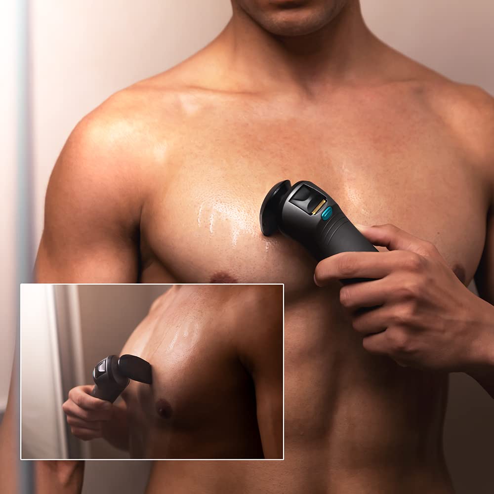 Cecotec Multigrooming Bambus PrecisionCare TwistGroom 10in1 Ladestation, Lithium-Akku, Klingen aus E
