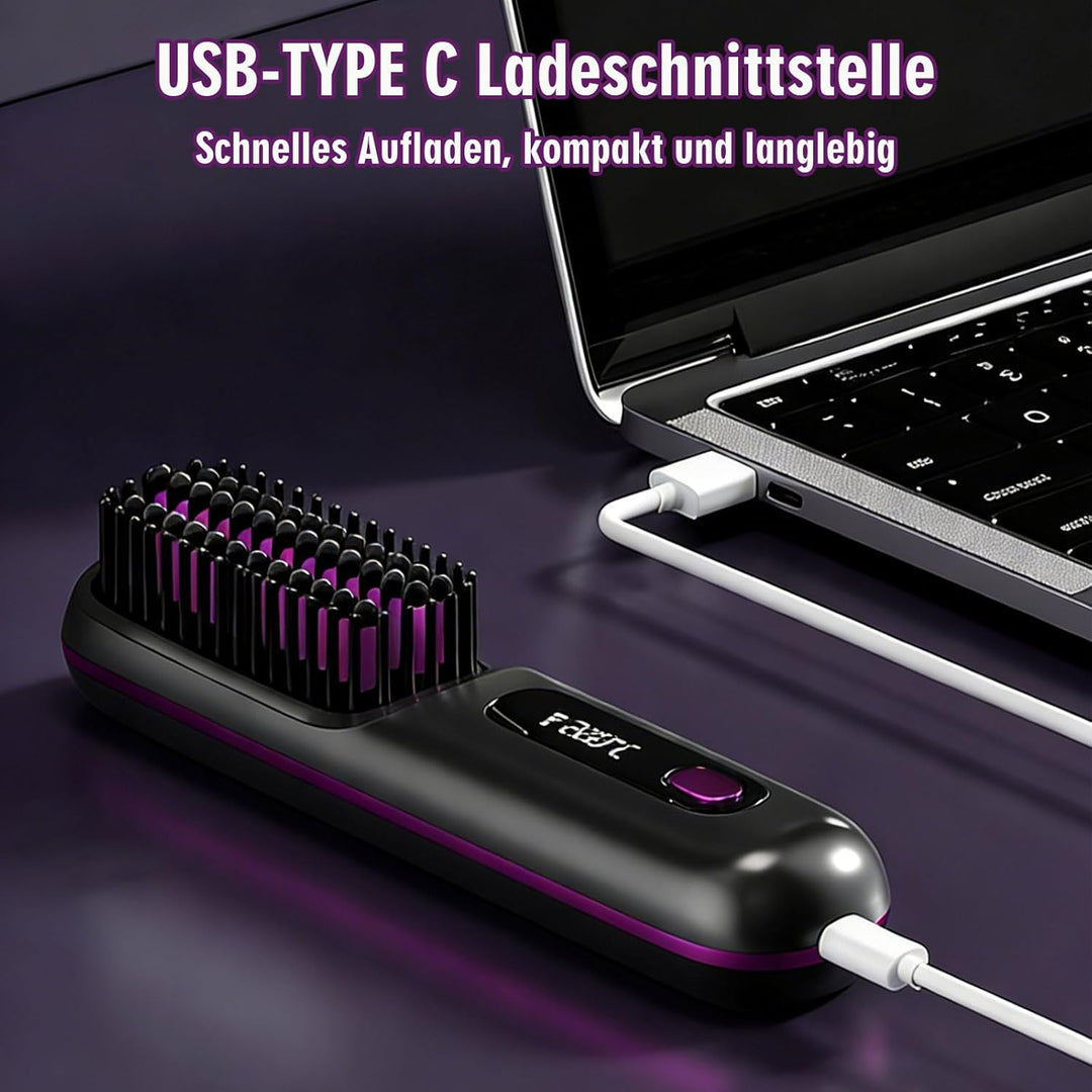 Stylingbürste Für Kurze Haare, Tragbar & Styling Bürste Haarkamm für Reisen und Täglichen Gebrauch,