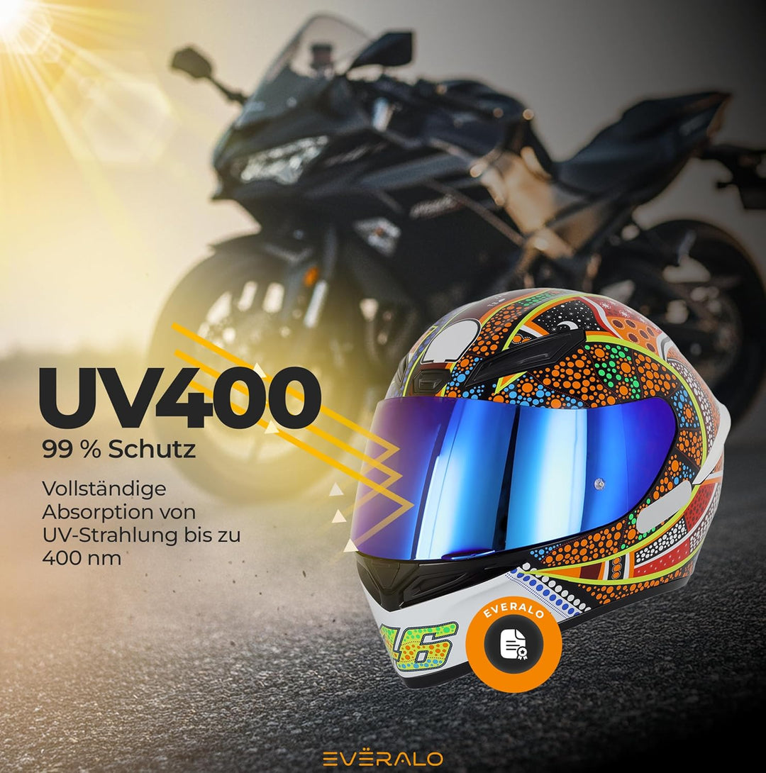 Everalo Kompatibel mit Agv K1 Visier - K3sv - K5 - K5s - K1s - S4sv - Horizon - Skyline - Strada - S