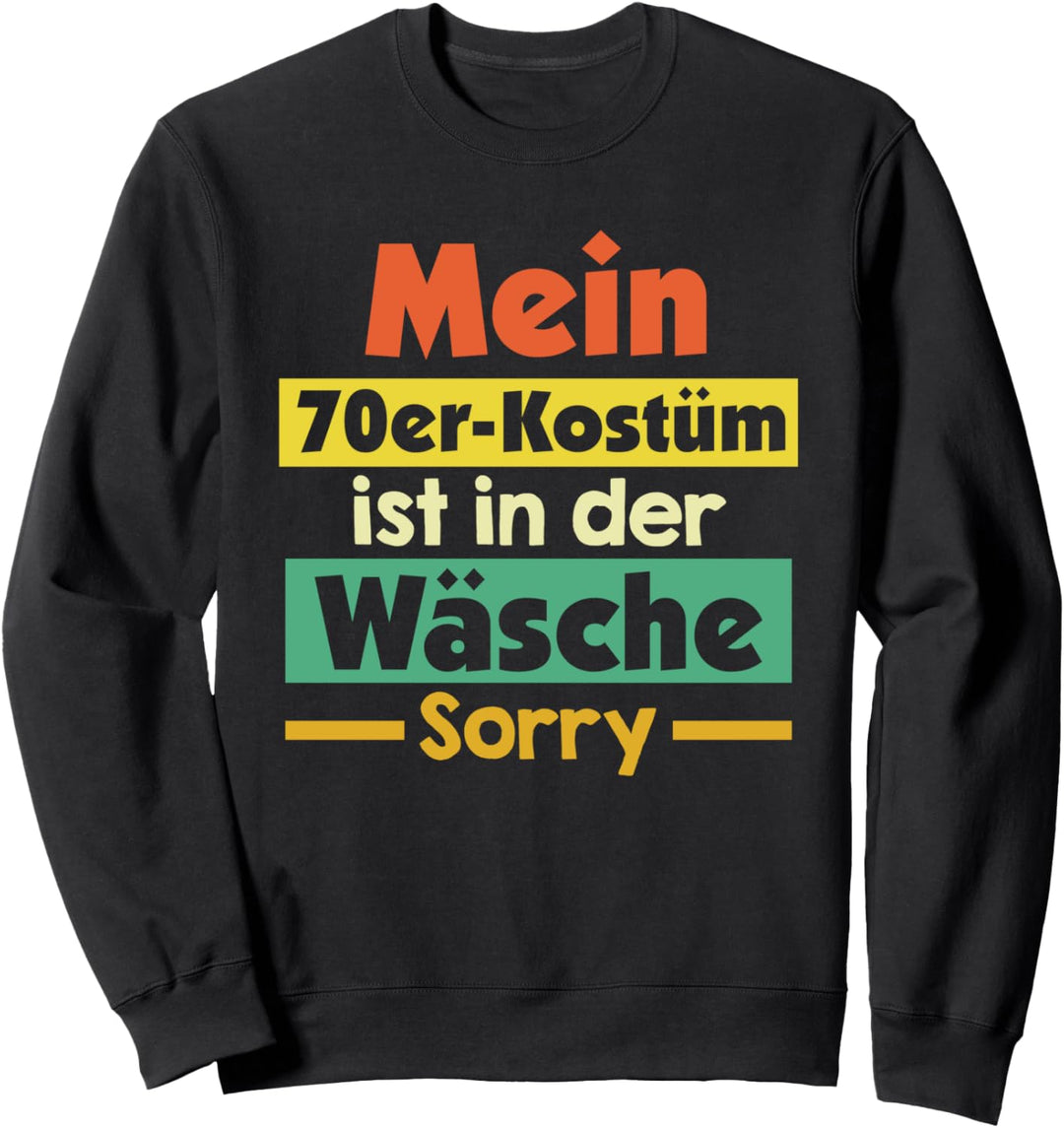 Vintage 70er Jahre Kostüm Ist In Der Wäsche Retro Siebziger Sweatshirt