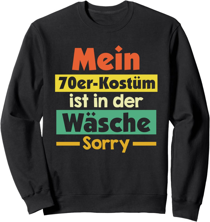 Vintage 70er Jahre Kostüm Ist In Der Wäsche Retro Siebziger Sweatshirt