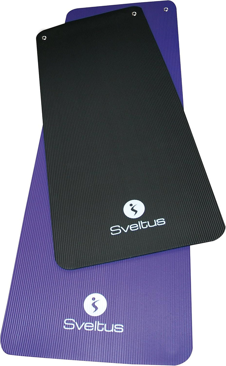 Trainingsmatte Schwarz 140x60x1 cm, Schwarz 140x60x1 cm