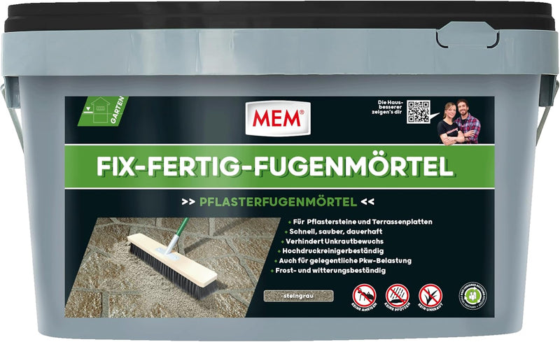 MEM Fix & Fertig Fugenmörtel steingrau 25kg