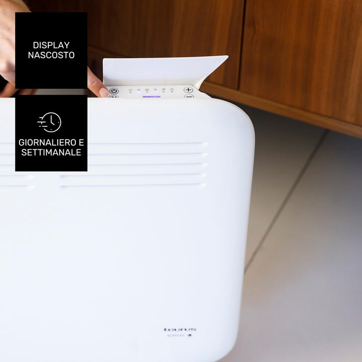 Taurus CHTA 500 – Elektrischer Konvektor 500 W, IP24 für den Einsatz im Badezimmer, Wandhalterung, D