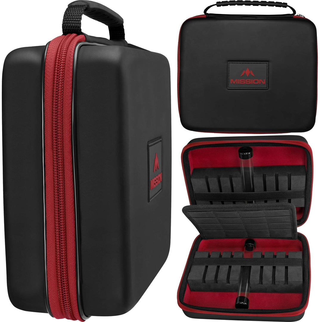 MISSION - Freedom Dartkoffer Farbe Rot