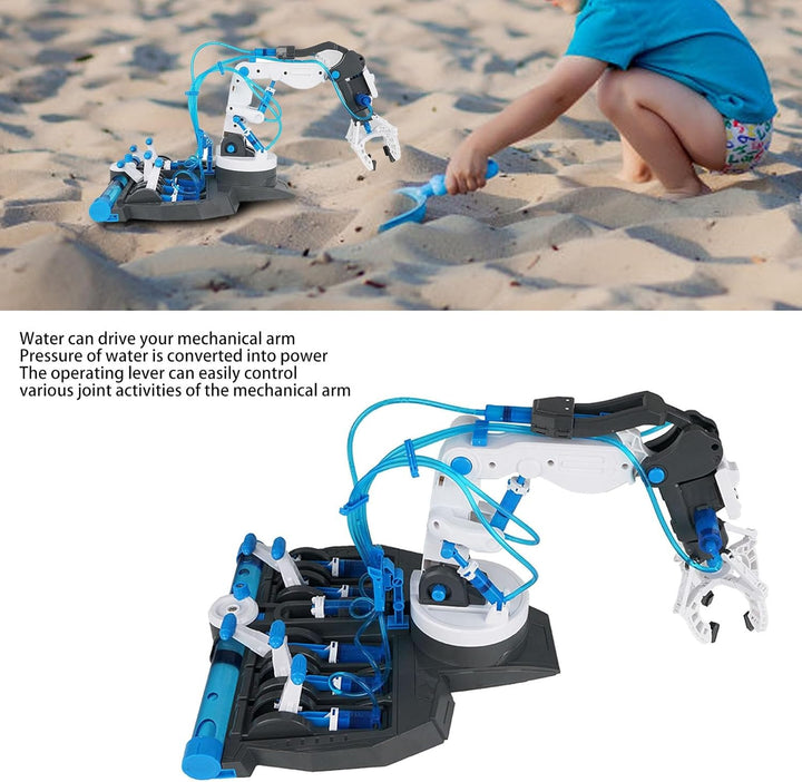 Tnfeeon Hydraulisch-mechanisches Armspielzeug, Hydraulischer Roboterarm mit Saugnapf für über 8 Jahr