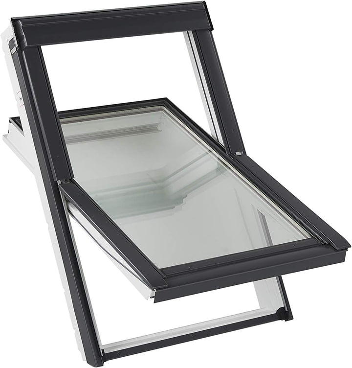 Velux Sparpaket SunProtect - Dachfenster+Eindeckrahmen+Elektro-Rollladen+KUX (55 x 78 CK02, EDZ 0000