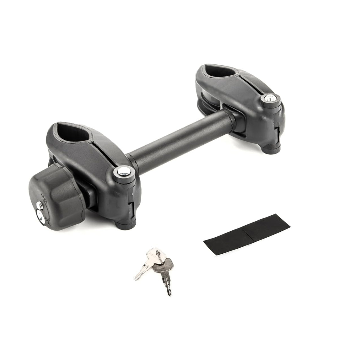 LST Rahmenhalter für Fahrradträger Radhalter 29 cm U-Bügelrohr Ø 25 mm abschliessbar beidseitig