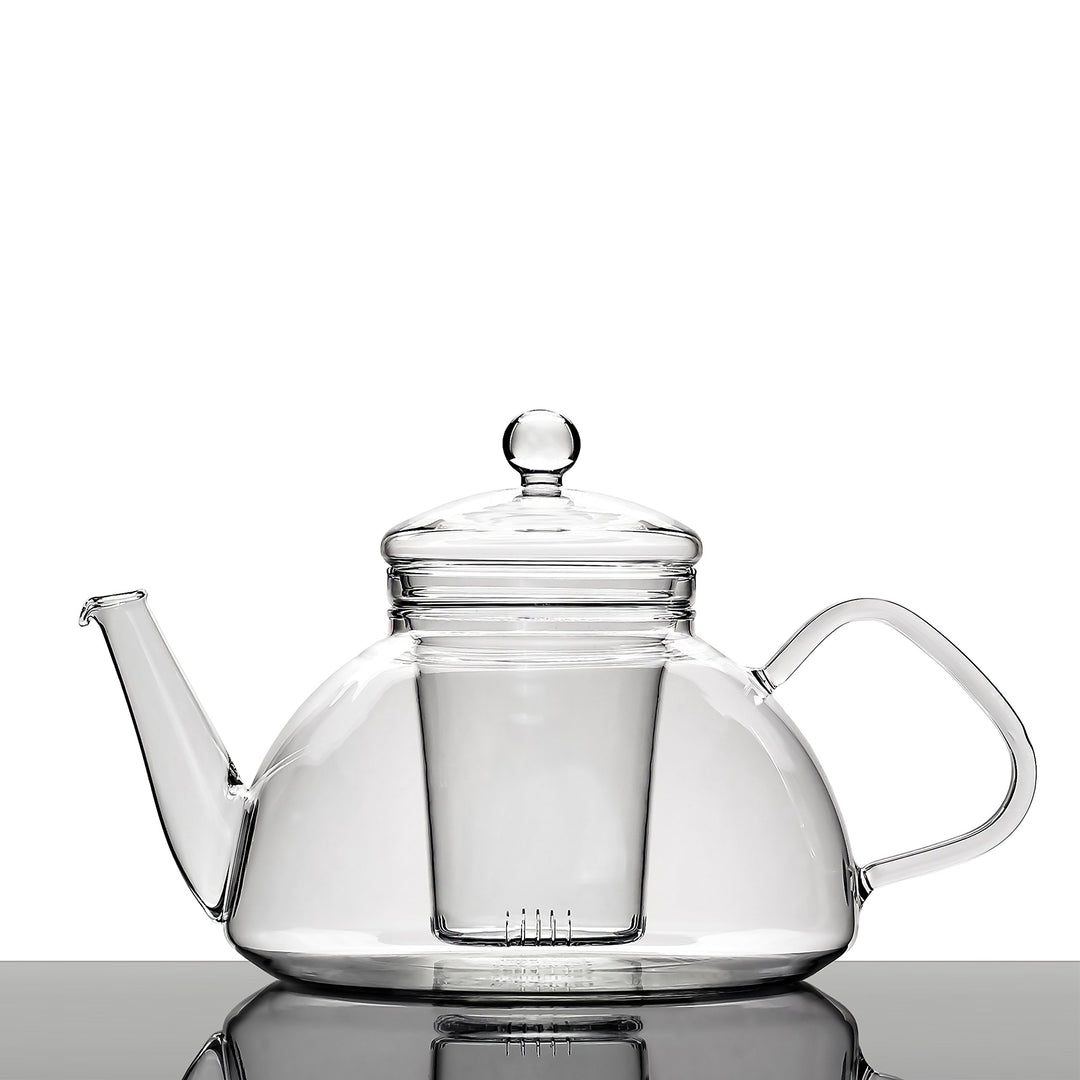 Trendglas Jena Teekanne Theo im traditionellen Design mit Glassieb, 1.2 L