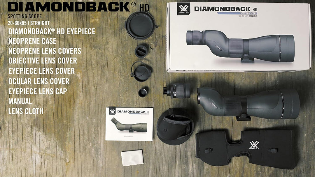 Vortex Optics Diamondback HD Spektiv 20–60 x 85 – gerade, 20–60 x 85 – gerade